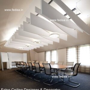 Main Hall Two Fan Pop Design False Ceiling Design For Low Height Room Minus Plus Design